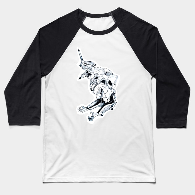 Eva unit 01 Baseball T-Shirt by thekindredspirit